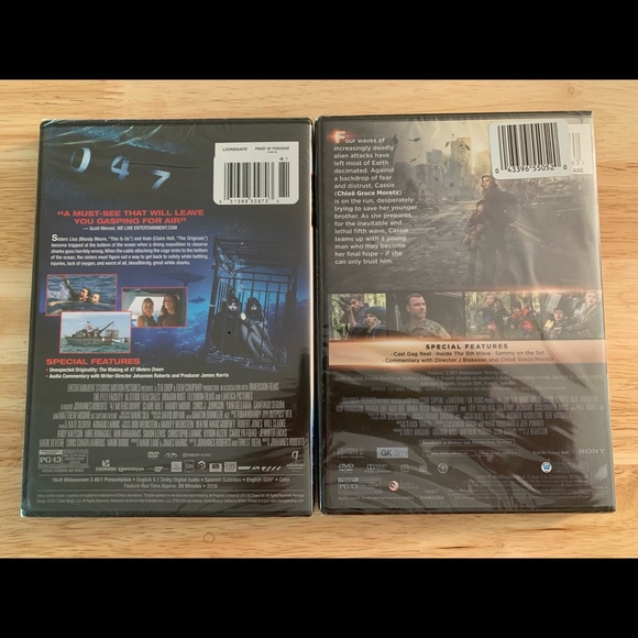 Two New Sealed DVD Movies 47 Meters Down and The 5th Wave - Picture 2 of 2